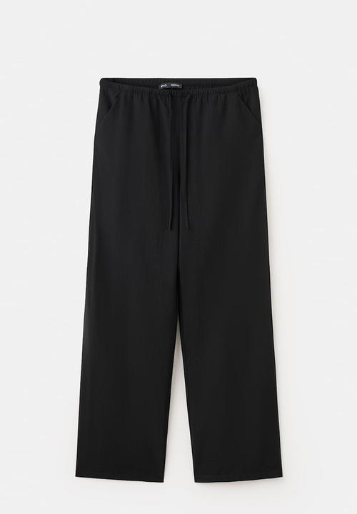 MANGO - Trousers Riga - Black