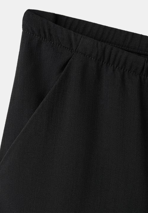 MANGO - Trousers Riga - Black