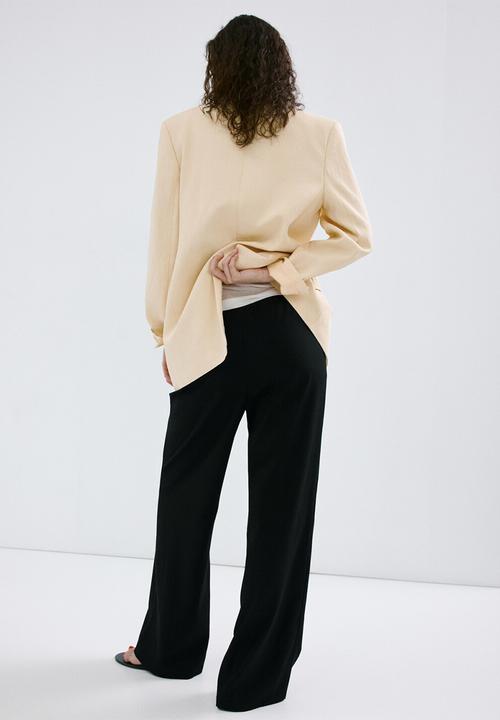 MANGO - Trousers Riga - Black