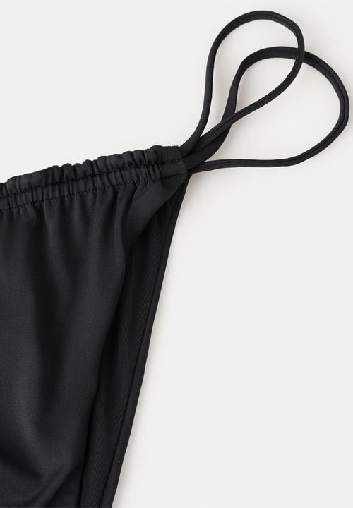 MANGO - Bikini pantie tortuga- black