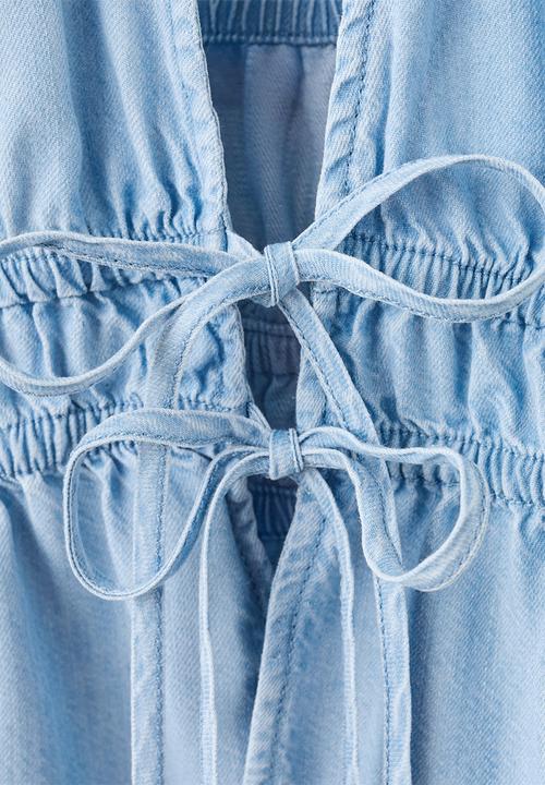 MANGO - Top eva - open blue