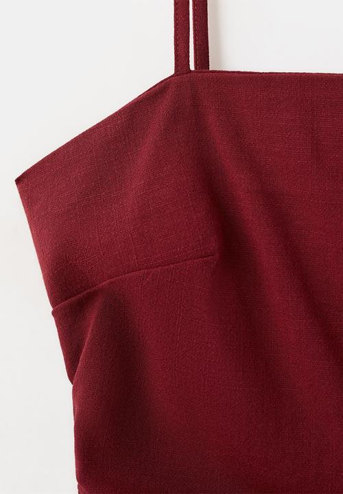MANGO - Top riga - red