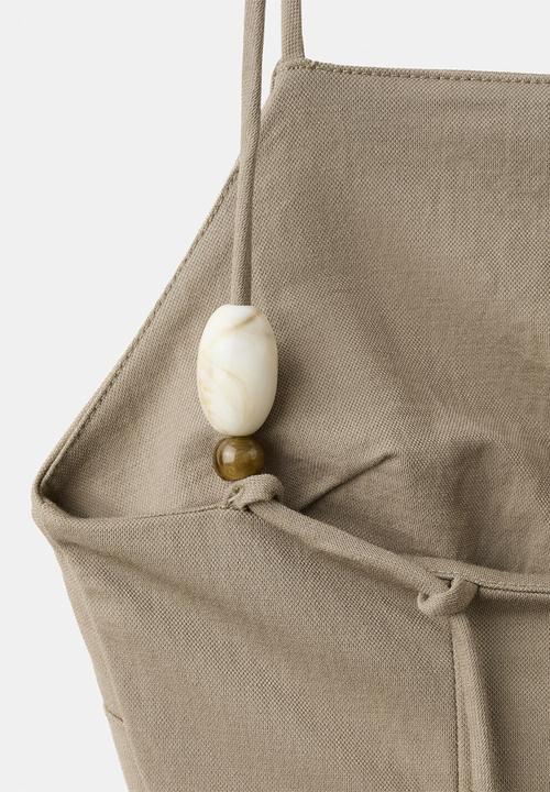 MANGO - Dress stone - light/pastel brown