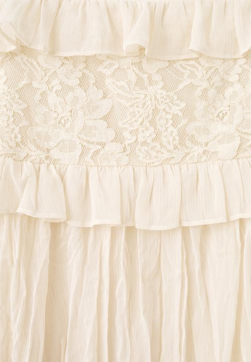 MANGO - Dress dora - light beige