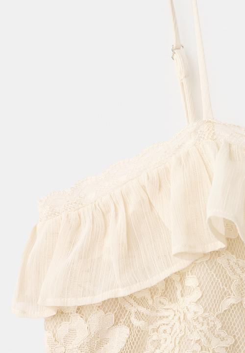 MANGO - Dress dora - light beige