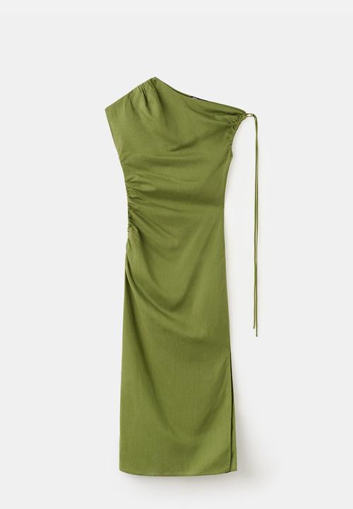 MANGO - Dress mandy - green