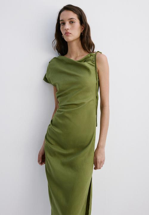 MANGO - Dress mandy - green