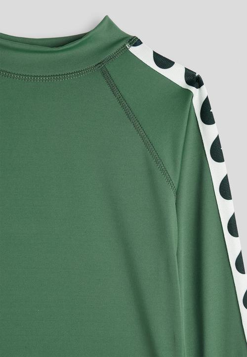 Cotton On - Flynn Rash Vest And Billy Boyleg Trunk Set - Khaki Green/Wave