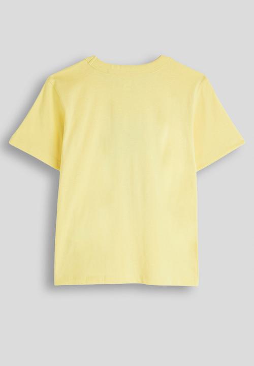 Cotton On - Poppy Oversize Graphic Print Tee - Baby Yellow/Flower run