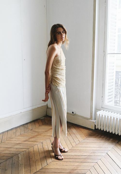 MANGO - Top corinne - light beige