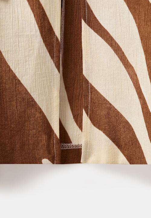 MANGO - Dress karla - brown