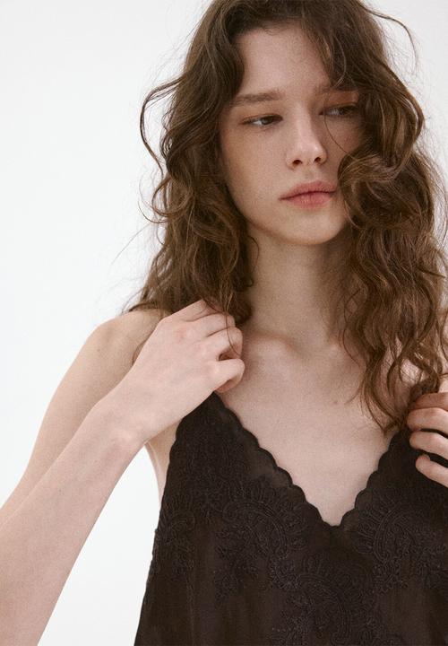 MANGO - Top dario - brown
