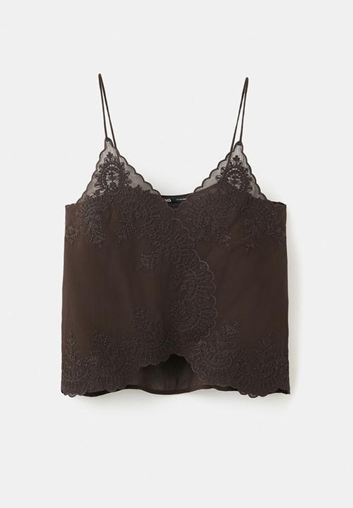 MANGO - Top dario - brown