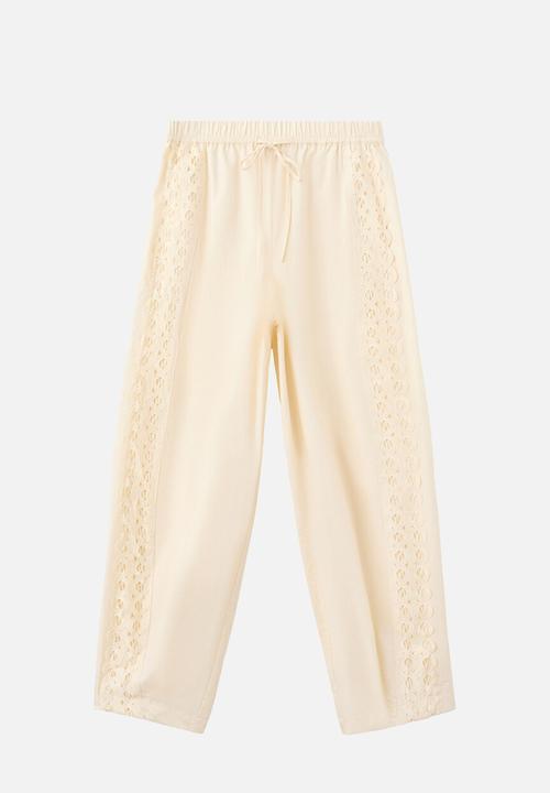 MANGO - Trousers paola - light beige