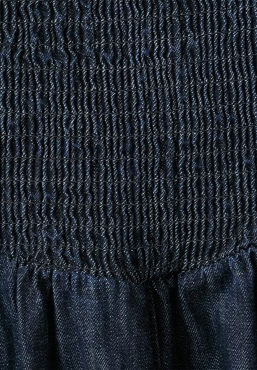 MANGO - Dress april - open blue