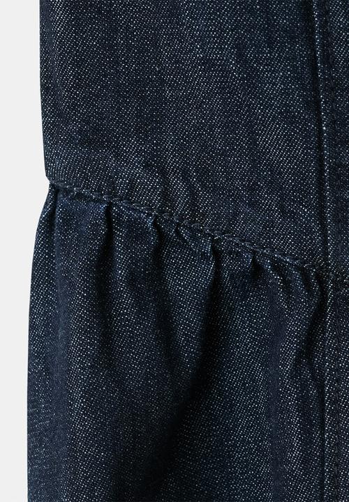 MANGO - Dress april - open blue