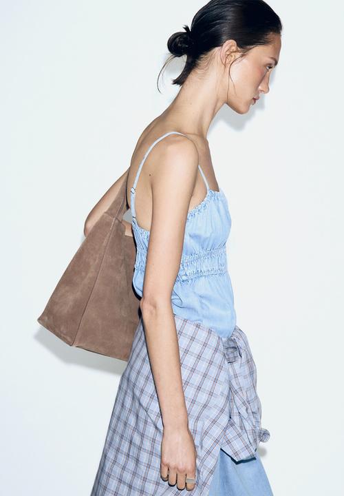MANGO - Dress ibiza - open blue