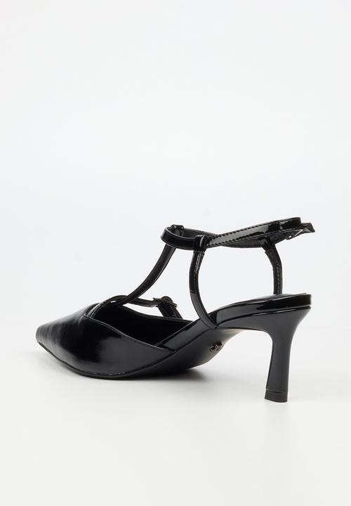 Butterfly Feet - Elisha 1 ankle strap heel - black