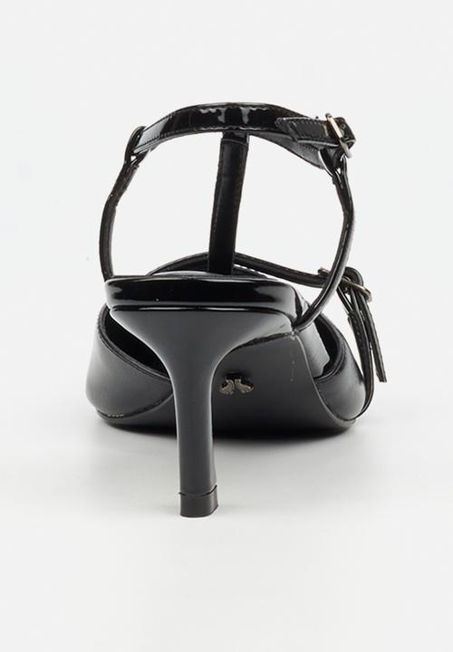 Butterfly Feet - Elisha 1 ankle strap heel - black
