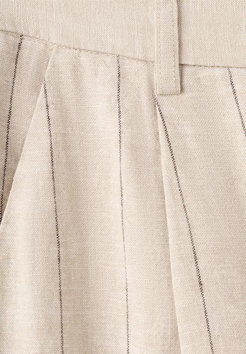 MANGO - Trousers zede - brown