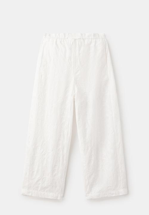 MANGO - Trousers lisboa - white