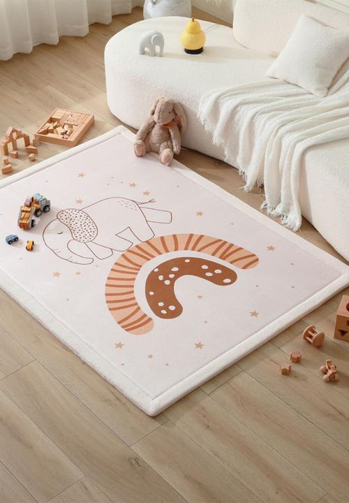 Hakuna Matte - CloudSoft Play Mat Carpet - Rainbow Elephant
