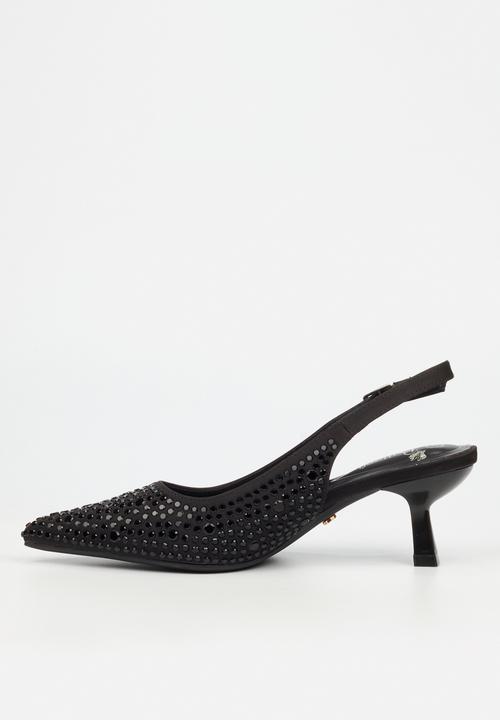 Butterfly Feet - Estella 1 slingback heel - black