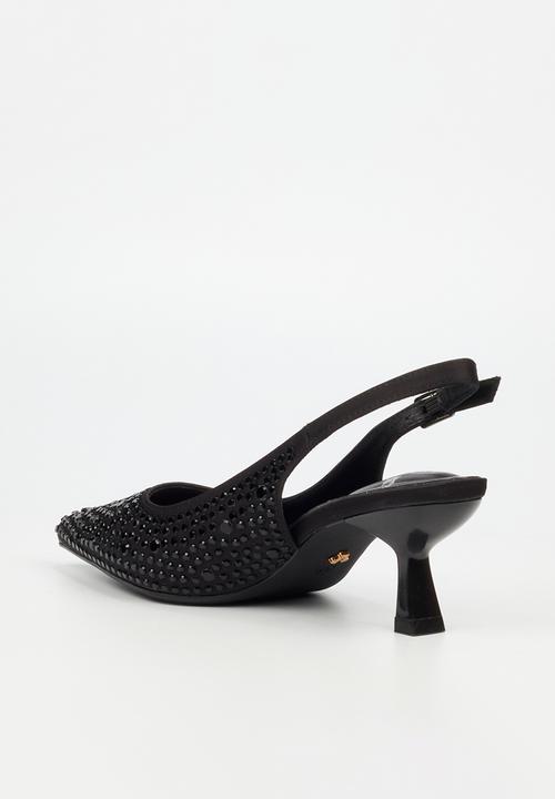 Butterfly Feet - Estella 1 slingback heel - black