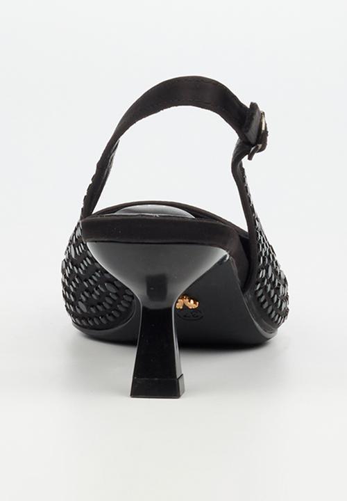 Butterfly Feet - Estella 1 slingback heel - black