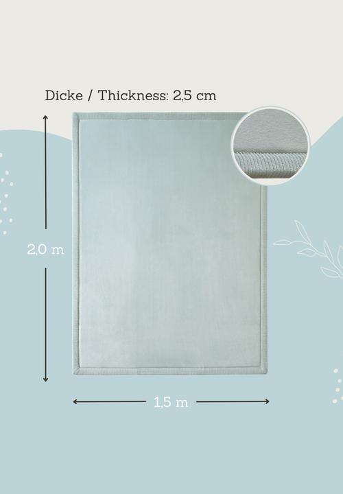 Hakuna Matte - CloudSoft Play Mat Carpet - Soft Mint