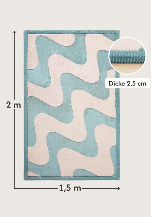 Hakuna Matte - CloudSoftRise Play Mat 3D Carpet - Waves