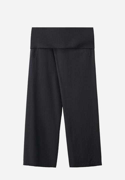 MANGO - Trousers ginny - charcoal