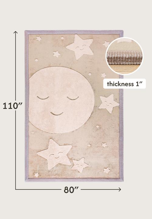 Hakuna Matte - CloudSoft Play Mat Carpet - Moon & Stars