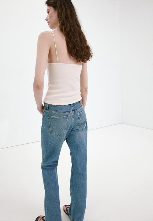 MANGO - Top roma - light beige