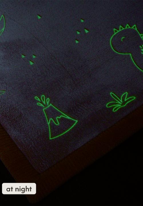 Hakuna Matte - GlowCloud Play Mat Carpet Glow in the Dark - Dinosaurs