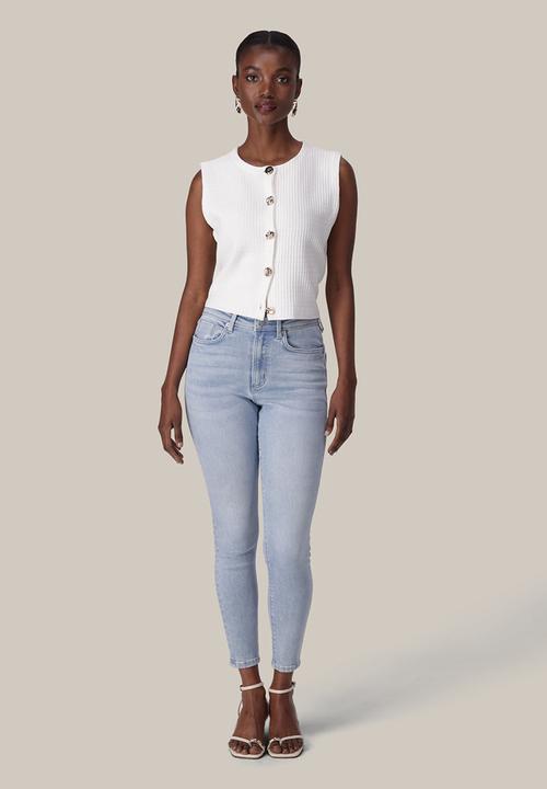 Forever New - Nala mid-rise skinny jeans in light wash