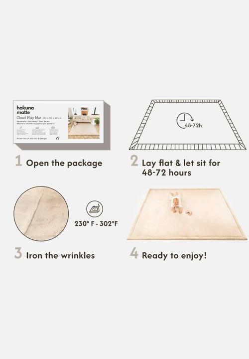 Hakuna Matte - GlowCloud Play Mat Carpet Glow in the Dark - Stars