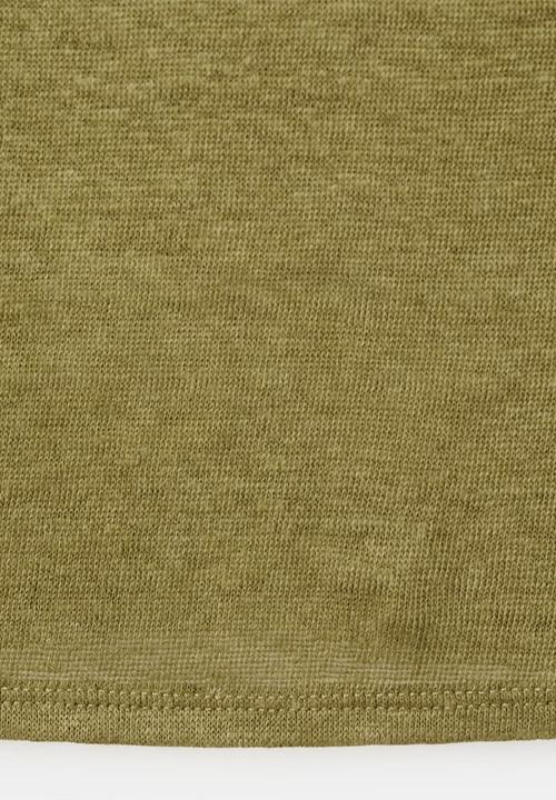 MANGO - Top lin - dark green
