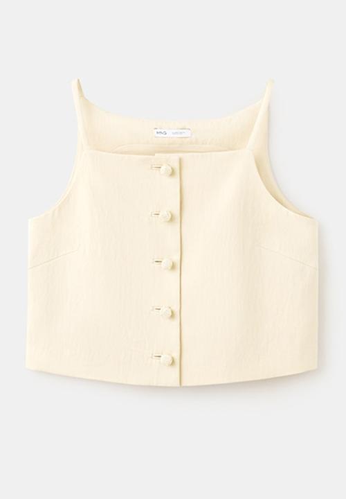 MANGO - Top bonnie - light/pastel gray