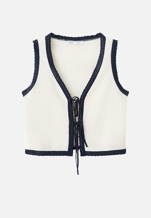 MANGO - Top nati - light beige