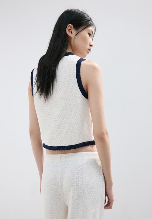MANGO - Top nati - light beige
