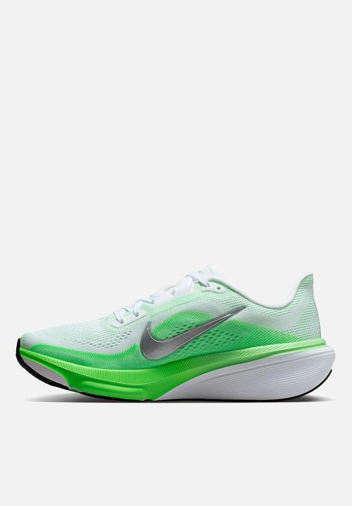 Nike - W Air Zoom Pegasus 42 - white/metallic silver-green strike