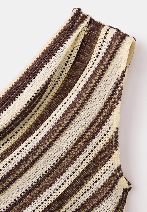 MANGO - Top falki - brown