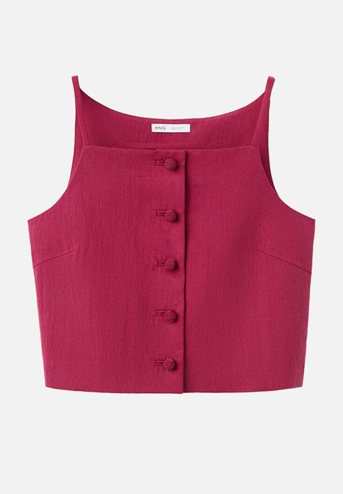 MANGO - Top bonnie - red