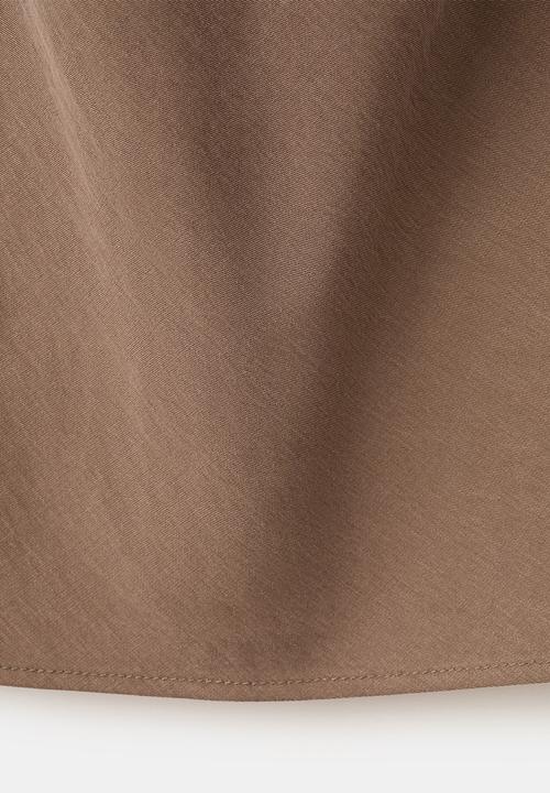 MANGO - Top girasol - brown