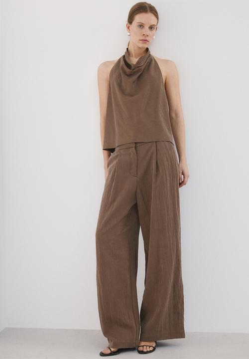 MANGO - Top girasol - brown