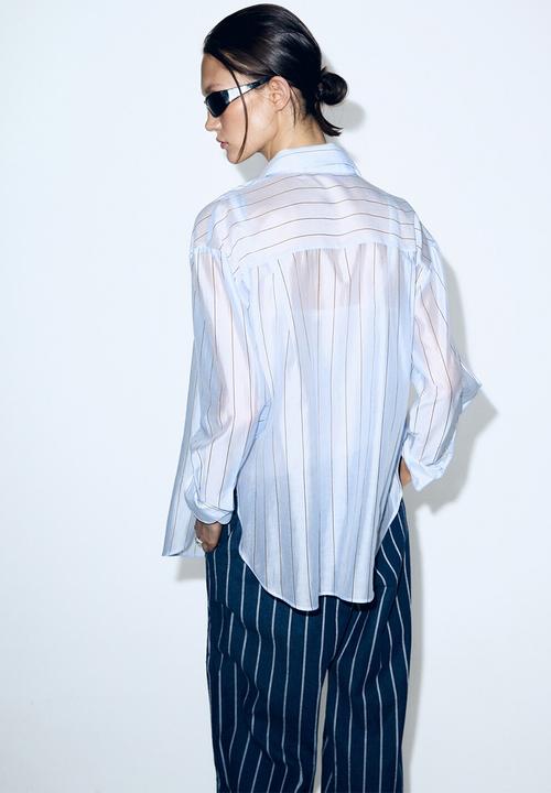 MANGO - Shirt frank - light/pastel blue