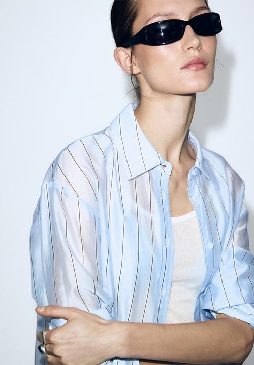 MANGO - Shirt frank - light/pastel blue