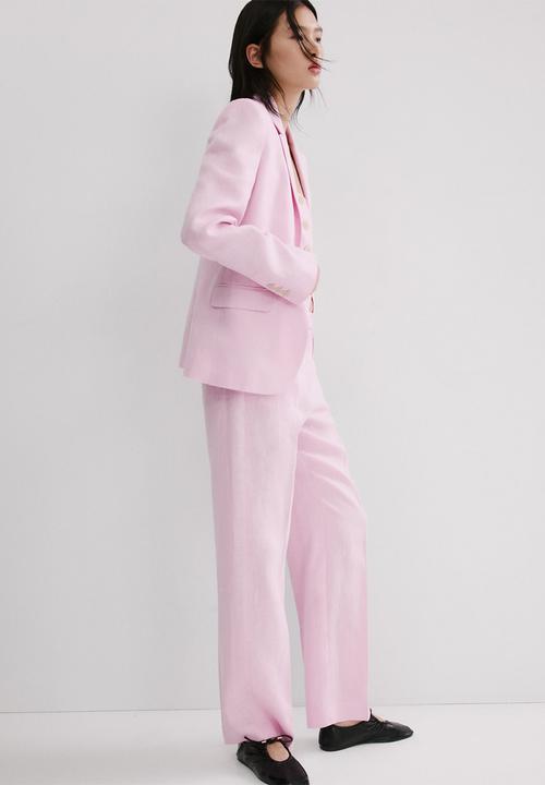 MANGO - Blazer boreli - pink