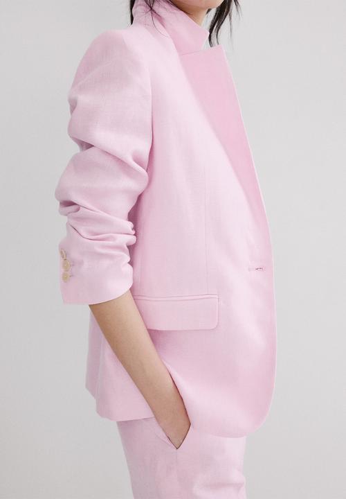 MANGO - Blazer boreli - pink
